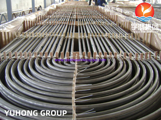 ASTM A213 TP304 ท่อสแตนเลส U Bend Tube สําหรับเครื่องแลกเปลี่ยนความร้อน