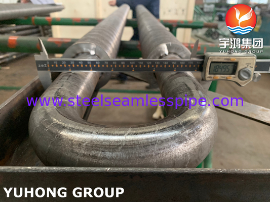 U Bend Fin Tube, ASTM A106 Gr. B ท่อปัดปัดความถี่สูงสําหรับเครื่องแลกเปลี่ยนความร้อน