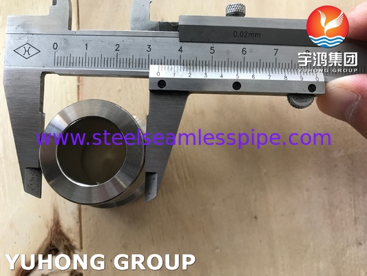 ASTM A182 F304 การใส่, การปั่นซอคเก็ต Fitting B16.11ในระบบท่อแรงดันสูง