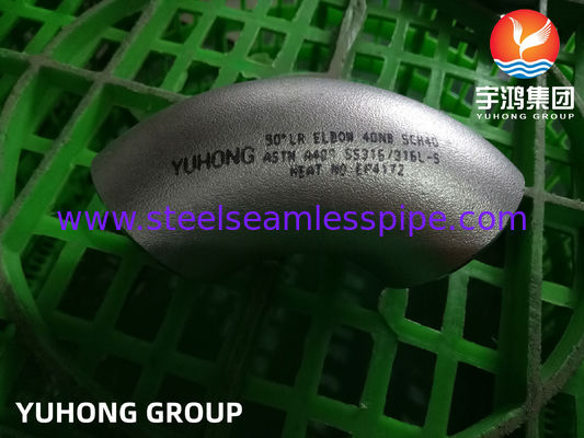 สแตนเลส ท่อ Fitting A403 WP304 WP304L WP316 เอลโค 45Deg 90Deg 180Deg 1/2 " NB - 48" NB