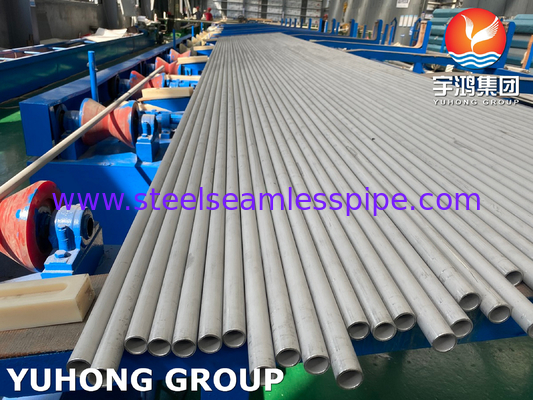 สายแลกเปลี่ยนความร้อนท่อท่อท่อท่อท่อท่อท่อ ASME SA213 TP321 25 * 2 * 9000MM, MINUM WAL LCHIKNESS