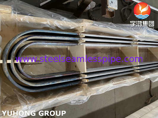 ท่อสแตนเลส SMLS U Bend Tube ASME SA789 UNS S32205 สําหรับเครื่องแลกเปลี่ยนความร้อน