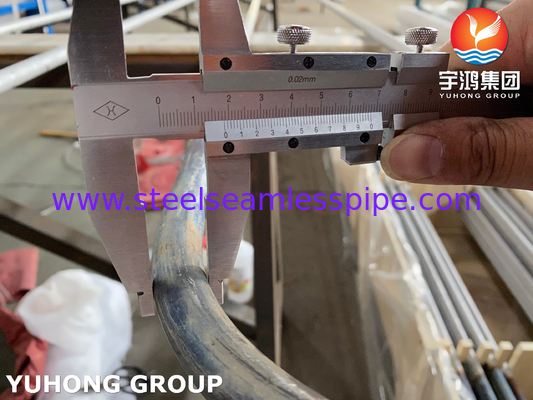 ท่อสแตนเลส SMLS U Bend Tube ASME SA789 UNS S32205 สําหรับเครื่องแลกเปลี่ยนความร้อน