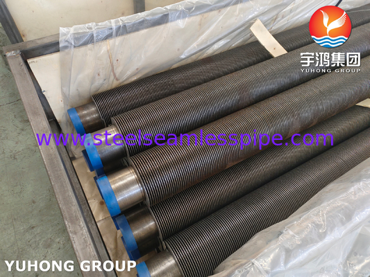 ASME SA106 GR.B เหล็กคาร์บอนความถี่สูง welded / HFW Fin Tube สําหรับ Bolier