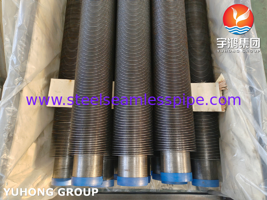 ASME SA106 GR.B เหล็กคาร์บอนความถี่สูง welded / HFW Fin Tube สําหรับ Bolier