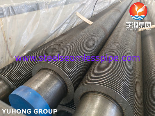 ASTM A106 ผู้ผลิตท่อครีบรอยเชื่อมความถี่สูง เหล็กกล้าคาร์บอน Soild Fin Tube