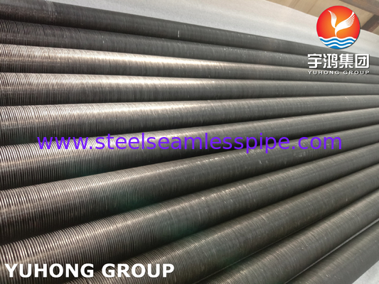 ท่อปีกประเภท G ที่ติดตั้ง ASME SB163 Monel 400/UNS N04400 ท่อฐานที่มีปีกอลูมิเนียม