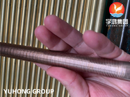 โลหะผสมทองแดงนิกเกิล 90/10 C70600 ท่ออลูมิเนียมอัดรีดสำหรับเครื่องแลกเปลี่ยนความร้อน Air Cooler Heater Fluid Cooling