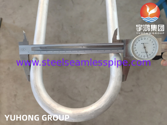 ASTM A213 TP304, 1.4301 ท่อสแตนเลส U Bend Tube สําหรับเครื่องแลกเปลี่ยนความร้อน