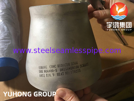 ASTM B366 UNS N04400, Monel 400 Butt welded Nickel alloy Steel Pipe Fittings, Elbows, Reducers เครื่องปรับระดับ
