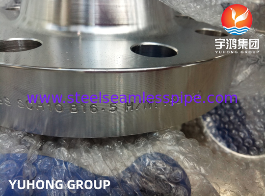 ASTM A182 F347, UNS S34700 แฟลนจ์คอการเชื่อมเหล็กไร้ขัดเหล็ก, หน้ายก, ASME B16.5