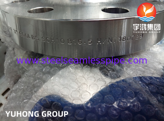 ASTM A182 F347, UNS S34700 แฟลนจ์คอการเชื่อมเหล็กไร้ขัดเหล็ก, หน้ายก, ASME B16.5