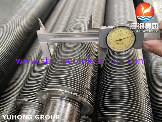 ASTM A179 ท่อเหล็กก๊าบอนที่มีอลูมิเนียม 1060 ปีก ท่อปีกประเภท G