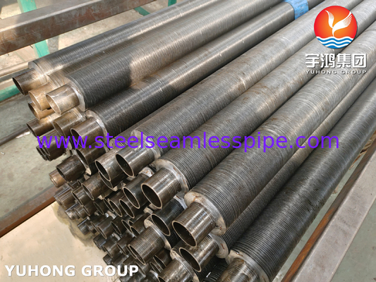 ASTM A179 ท่อเหล็กก๊าบอนที่มีอลูมิเนียม 1060 ปีก ท่อปีกประเภท G