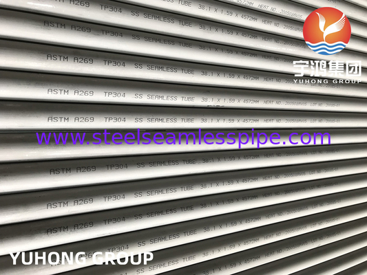 ท่อแลกเปลี่ยนความร้อน, ASTM A269 TP304, 1.4301 ท่อไร้รอยเหล็กดัดสําหรับเครื่องอบอุ่น