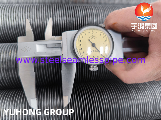 ASTM A179 ALอลูมิเนียมสแตนเลสคาร์บอน ท่อปีกที่ติดตั้งสําหรับเครื่องแลกเปลี่ยนความร้อนและระบบเย็น