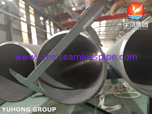 ท่อไร้รอยต่อสแตนเลส ASTM A312 TP316Ti อุปกรณ์แลกเปลี่ยนความร้อนสำหรับเรือเคมี