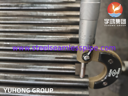 ท่อไร้สายเหล็กสแตนเลส ASTM A213 ASME SA213 เกรด T5, T9, T11, T22 สําหรับเครื่องแลกเปลี่ยนความร้อน