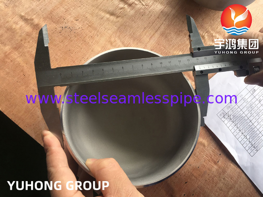 อุปกรณ์ประกอบการบดท้าย, ASTM A403 WP304-S หมวกปลายปลายไร้สายเหล็กไร้ขัด, ASME B169