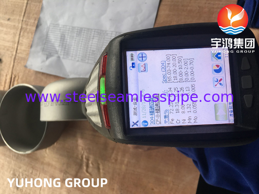 อุปกรณ์ประกอบการบดท้าย, ASTM A403 WP304-S หมวกปลายปลายไร้สายเหล็กไร้ขัด, ASME B169