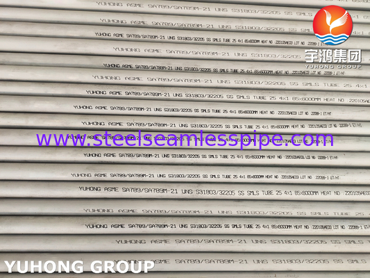 ASME SA789 / ASTM A789 S32205 ท่อเหล็กดัดเหล็ก