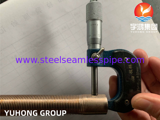 ASTM B111 C70600 O61 ท่อลอยล่างเหล็กไนเคิลสหรัฐสําหรับเครื่องแลกเปลี่ยนความร้อน