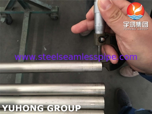 ASME SB338 GR1, GR7, GR9, GR12 หลอดเหล็กเหล็กสแตนเลสไทเทเนียมสําหรับเครื่องปั่น