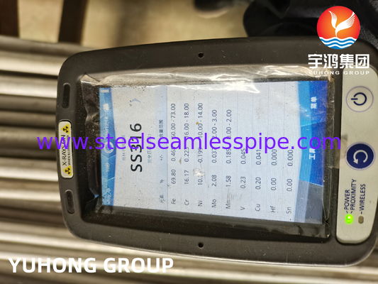 ASME SA213 TP316L ท่อสแตนเลส U Bend Tube สําหรับเครื่องแลกเปลี่ยนความร้อนและไบเลอร์