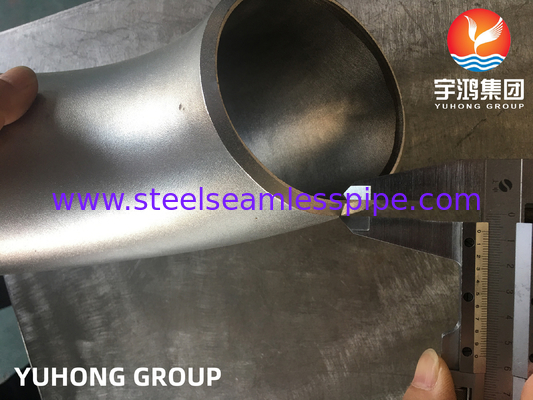 ASTM A403 / ASME SA403 WPS31254 เหล็กไร้ขัดลวด ติดต่อแบบไร้รอยเอลโค้ท Buttwelded B169