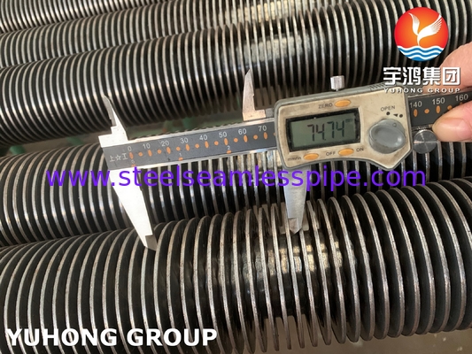 ASTM A106 Gr.B โลหะคาร์บอน HFW U Bend Fin Tube สําหรับการใช้งานความดันสูง