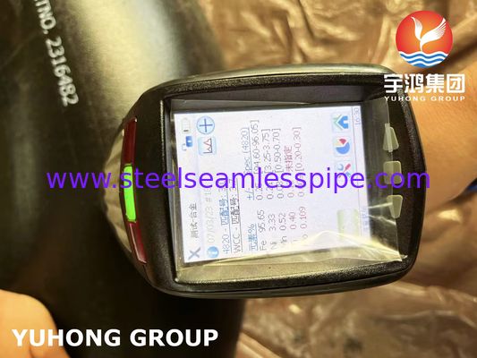 ASTM A420 WPL3 ข้อศอกเชื่อมชนรัศมียาวอุณหภูมิต่ำ เหล็กฟิตติ้ง