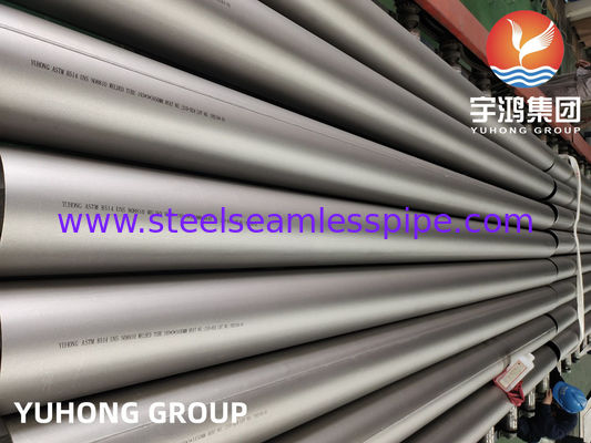 ASTM B514 N08800 ท่อเชื่อมโลหะผสมนิกเกิล Inconel 800H Inconel สำหรับการแปรรูปก๊าซ