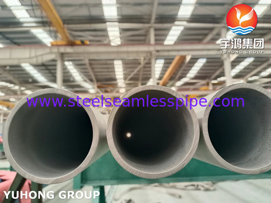 ASTM A790 S31803, S32750, S32205, S31254 ท่อเหล็กแบบสองแบบสําหรับการใช้งานในอุตสาหกรรม