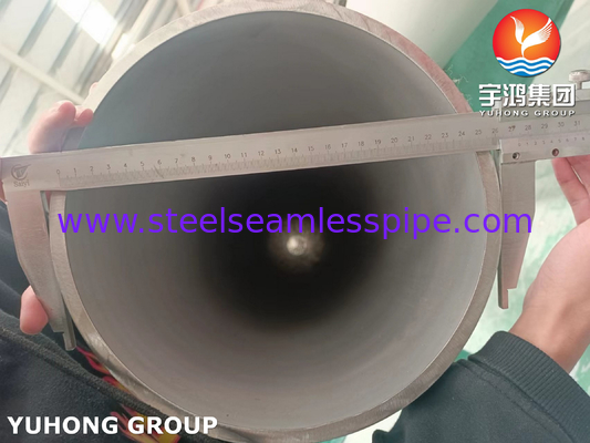 ASTM A790 S31803, S32750, S32205, S31254 ท่อเหล็กแบบสองแบบสําหรับการใช้งานในอุตสาหกรรม