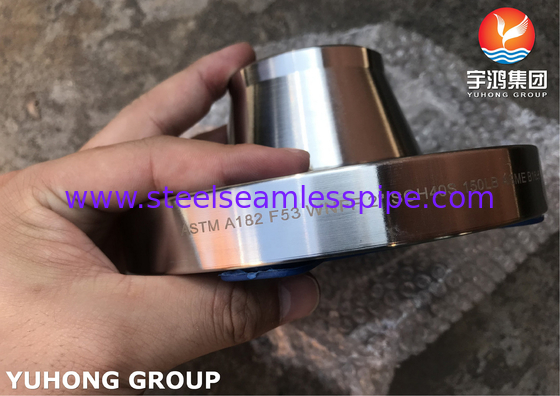 เครื่องลวดเหล็ก Super Duplex ASTM A182 F53, UNS S32750 เครื่องลวดคอผสม RF, FF, B165