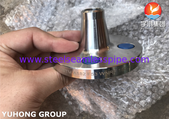 เครื่องลวดเหล็ก Super Duplex ASTM A182 F53, UNS S32750 เครื่องลวดคอผสม RF, FF, B165