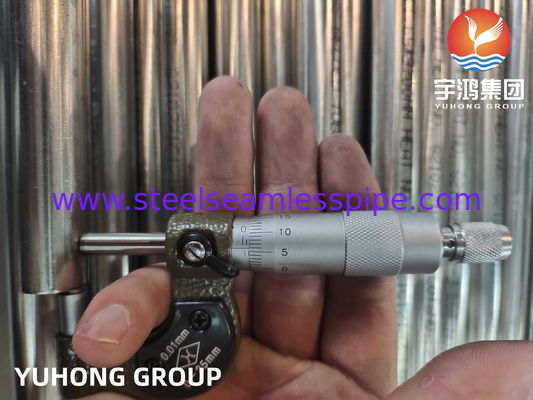 ASME SA249 TP304/304L 1.4301/1.4307 สแตนเลสกระจ่างกระจกกระจกกระจก
