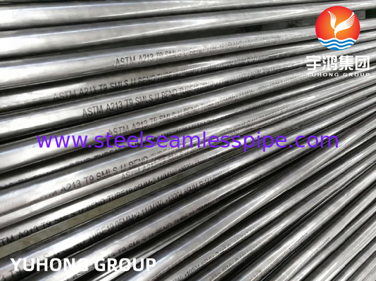 ASME SA213 T9 9Cr1Mo หลอดแลกเปลี่ยนความร้อนสแตนเลสเหล็กสแตนเลส U Bend