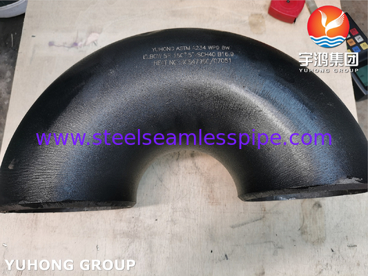 ASTM A234 WP9 CoMo Alloy Steel 180 DGE Return SR B16.9 สำหรับการส่งคืนท่อ OD ขนาดใหญ่