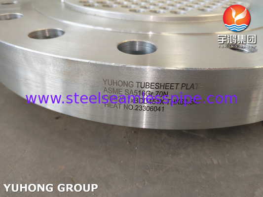 ASME SA516 Gr.70N แผ่นหลอดเหล็กคาร์บอนสําหรับเครื่องแลกเปลี่ยนความร้อน