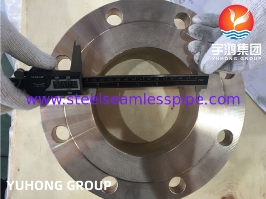 ASTM B151 C70600 ทองแดง นิเคิล สังกะสีเหล็กโกหก Flange Weldneck ยกหน้า B16.5 สําหรับท่อ