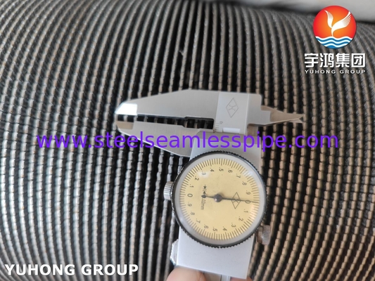 ASTM A312 TP347 ท่อระบายน้ําแบบสไพร่ที่มีเส้นผ่าตัดความถี่สูง สําหรับท่อคอนเวคชั่น