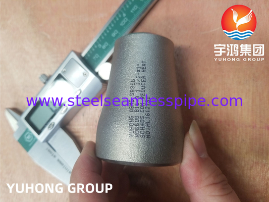ASTM B366 Inconel 600 / UNS N06600 เครื่องปรับระดับเฉพาะ เนคเคิลสลัด Buttweld