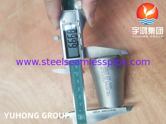 ASTM B366 Inconel 600 / UNS N06600 เครื่องปรับระดับเฉพาะ เนคเคิลสลัด Buttweld