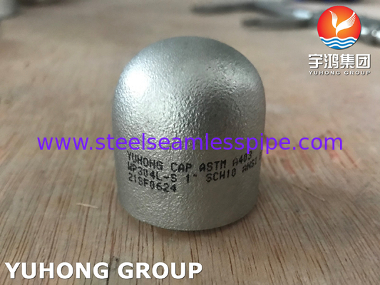 ASTM A403 WP304L 1.4307 ปิดปลายปลายสแตนเลส Buttweld
