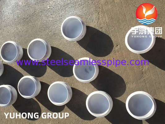 ASTM B366 Inconel 625 / UNS N06625 ปิดปลาย Cap นิเคิลเหล็กสแตนเลส Buttweld Fitting