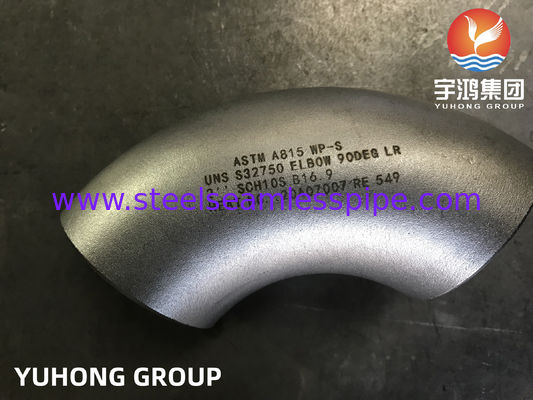 ASTM A815 WP-S UNS S32750 S32760 Elbow 90DEG LR 2' SCH10S ท่อน้ํามันและก๊าซ9
