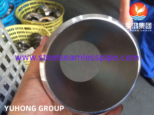 ASTM A403 WP317L ข้อต่อสแตนเลสแบบเชื่อมชน ลดขนาดแบบศูนย์กลาง ไร้รอยต่อ B16.9