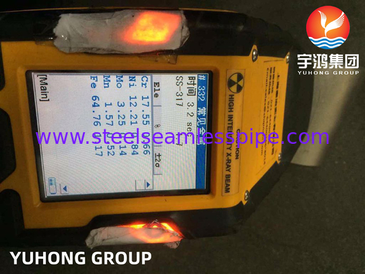 ASTM A403 WP317L เครื่องลดความเข้มข้นแบบมุม