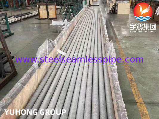 ASME SA249 TP304 หลอดปีกสําหรับเครื่องแลกเปลี่ยนความร้อนสําหรับหลอดเครื่องปั่น